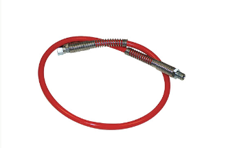 Titan 9-foot x 3/16-inch whip sprayer accessory with flexible hose for equipment use, shown in the image.