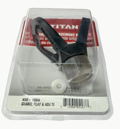 Titan adjustable tip guard for sprayer, a versatile accessory with adjustable features for precise spraying control.