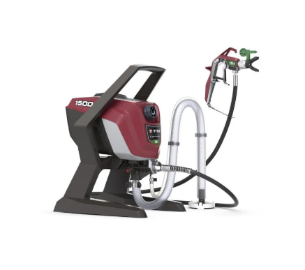 Titan Controlmax 1500 airless sprayer skid system, featuring durable equipment for professional painting projects.