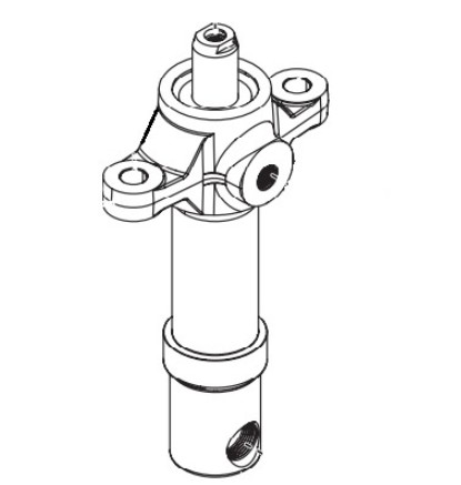 Titan PUMP Assy 75:1 packaged packing valve and service kit, detailed view of components for pump maintenance.