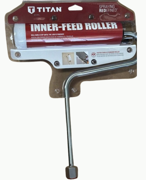 Titan Inner Feed Roller sprayer accessory shown in the image, designed for smooth feeding in sprayer equipment.
