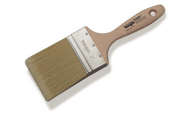 Set of six Corona Brush Knight 2-inch paint brushes, featuring natural bristles and sturdy handles for detailed painting projects.
