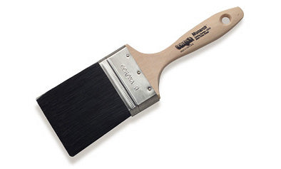 Set of six Corona Brush Monarch 3-inch paint brushes, ideal for detailed painting and decorating projects.