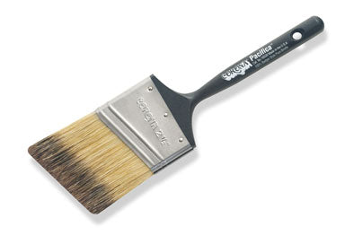 Set of six Corona Brush Pacifica 3-inch paint brushes, ideal for detailed painting and craft projects.