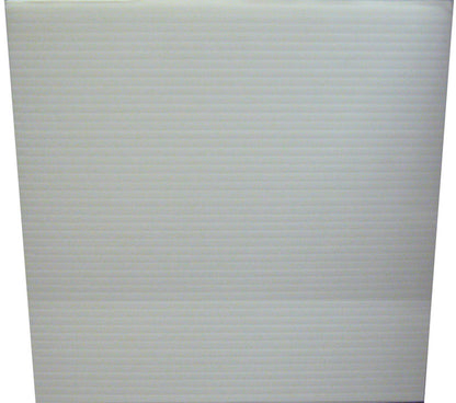 Emery Jensen corrugated acrylic sheet, 18x24 inches, 0.157 inches thick, with 0.100 strength, clear and durable for construction projects.