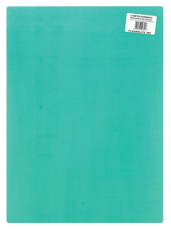 POLYCARBONT SHEET 24X18" - Pack of 6