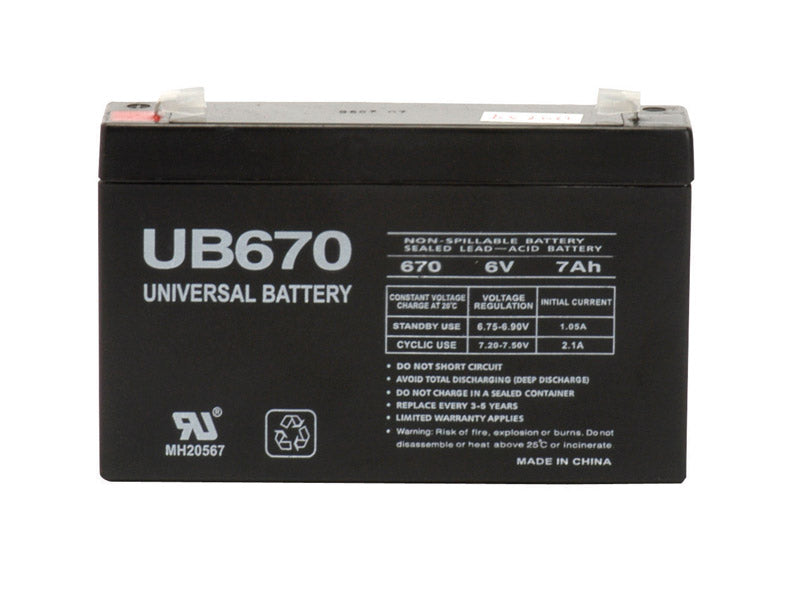BATTERY SLA UB670 - Pack of 2