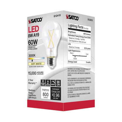 FLMNT LED A19 E26 SW 60W