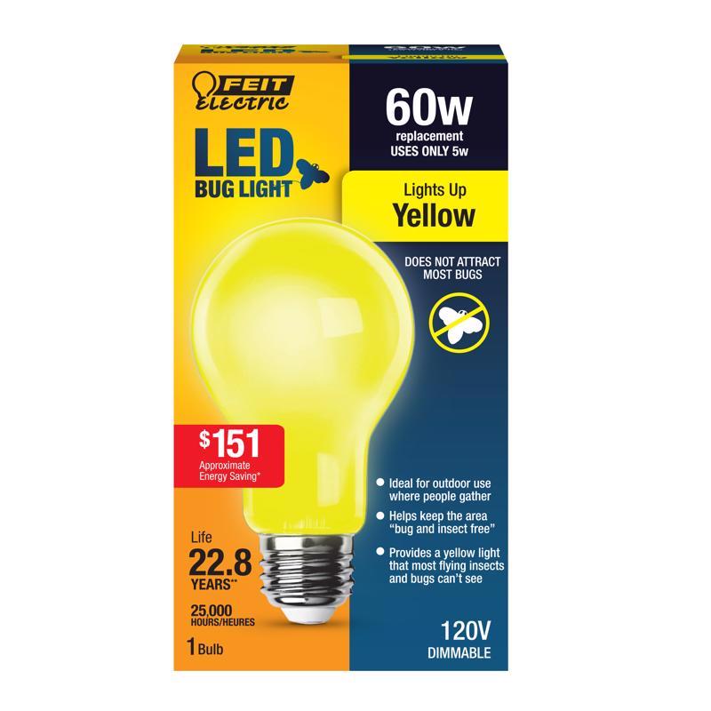 FT LED A19 YLW 60W 1PK