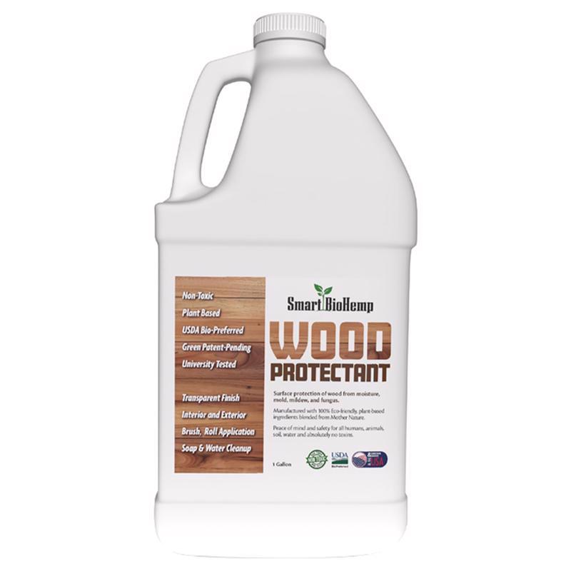 Emery Jensen Wood Protection FLT CLR 1G above ground treatment, pack of 4, for protecting exterior wood surfaces.
