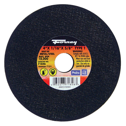 Cut-off WHEEL 4X1/16X5/8