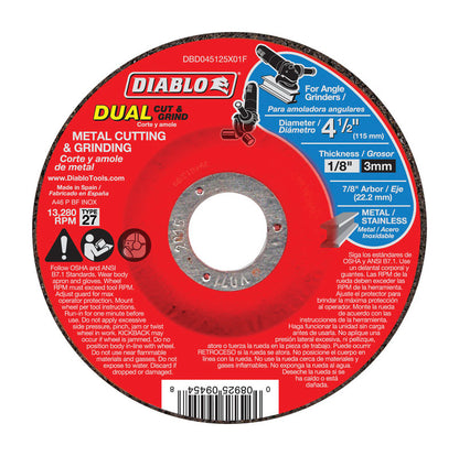 METAL Cut&grnd DSC 4-1/2"