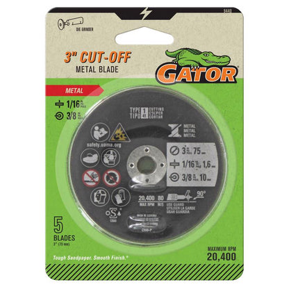 METAL CUT WHL 3X1/16X3/8