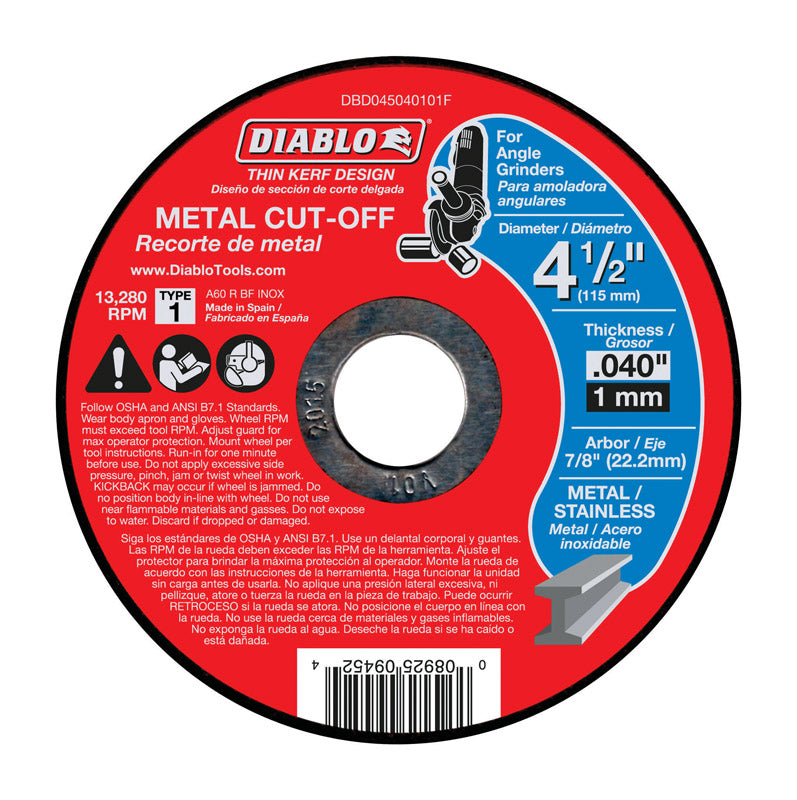 METAL CUTOFF DSC 4.5" TK