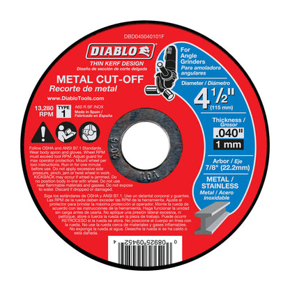 METAL CUTOFF DSC 4.5" TK