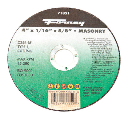MSNRY CUT WHL 4"X1/16"
