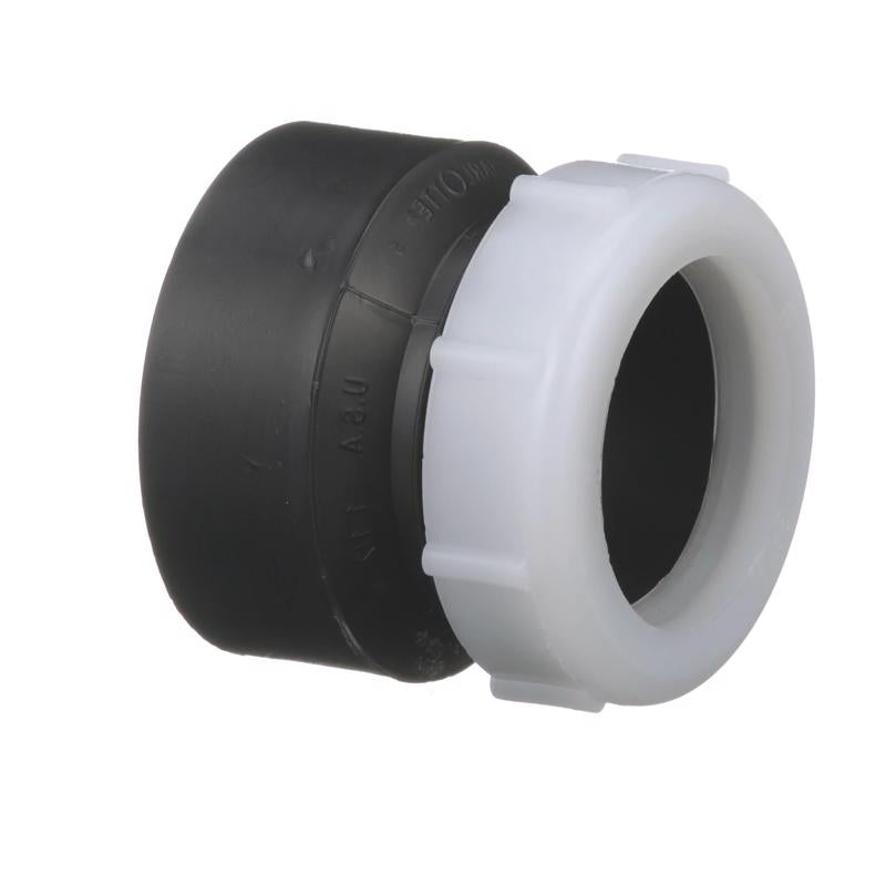 Emery Jensen ABS DWV fittings adapter trap 1.5-inch female HXSJ connection, plumbing component for drainage systems.