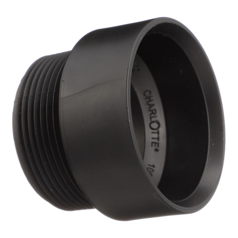 Emery Jensen ADAPTR ABS DWV fittings with 1.5-inch hub, durable plastic pipe connector for drain, waste, and vent systems.