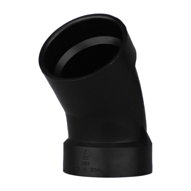 ELBOW 45 ABS DWV 2" HXH