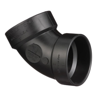 ELBOW 60 ABS DWV 2" HXH