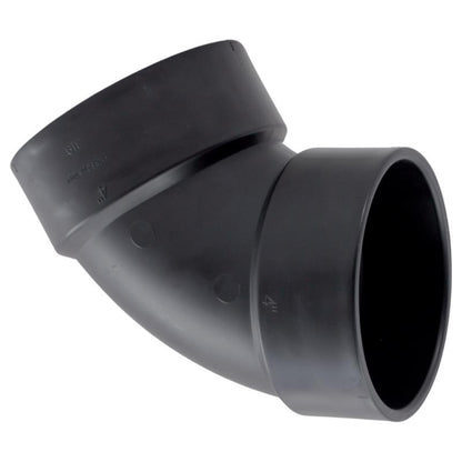ELBOW 60ABS DWV 4" HXH
