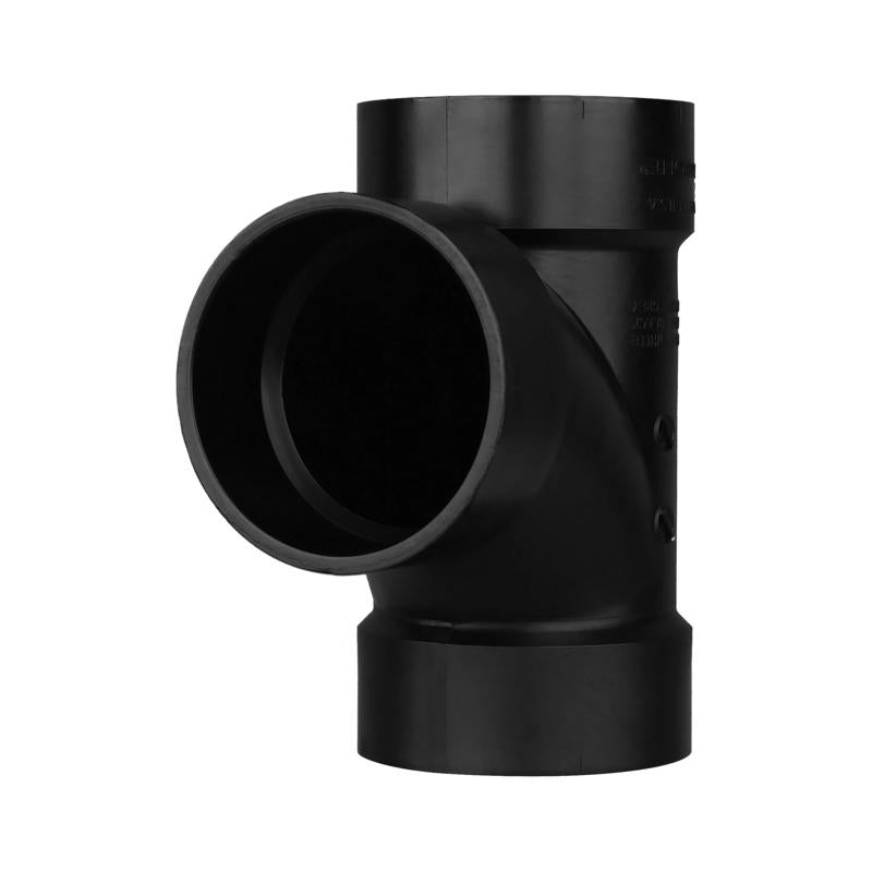 Emery Jensen ABS DWV fittings TEE with 2x2x1.5-inch size, durable plastic plumbing fitting for drain, waste, and vent systems.