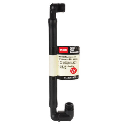 Emery Jensen 1/2-inch funny pipe assembly accessory, showing a close-up of the quirky pipe component for plumbing use.