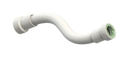 Emery Jensen PVC LCK 3/4FLX Repr Coupling, durable plastic plumbing accessory for flexible pipe connections.