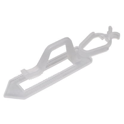 Emery Jensen clay tile roof light clip, a roof accessory holder for securing lighting fixtures on clay tile roofs.