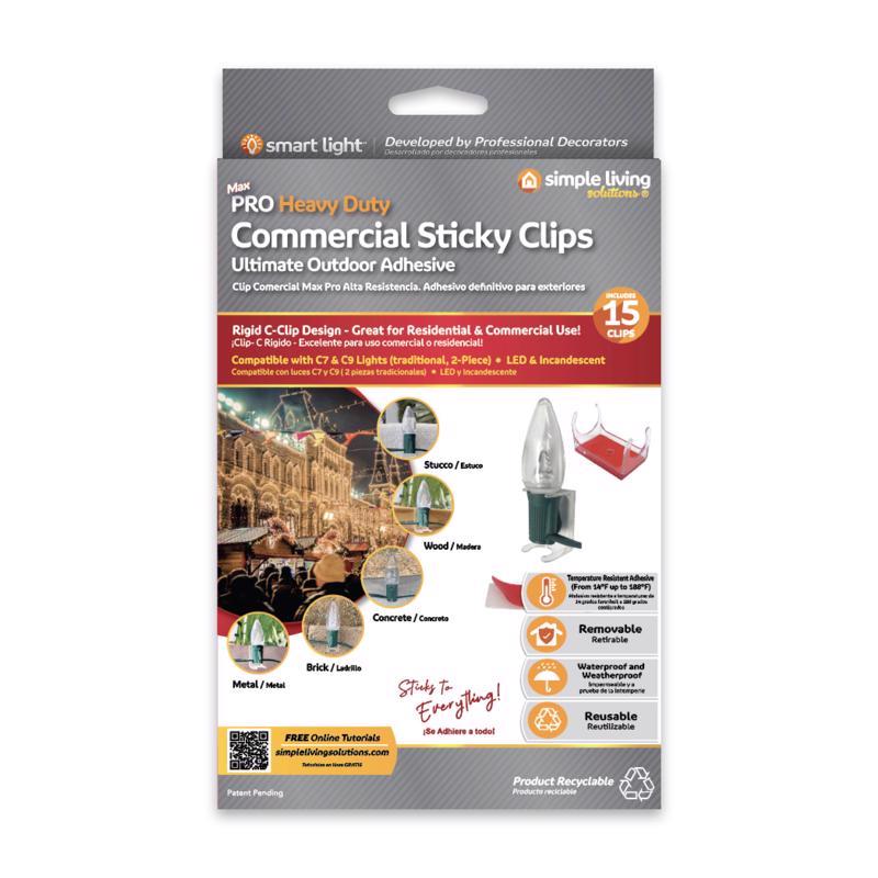 Emery Jensen heavy-duty clip set with 15 durable test hooks for holding and securing items in various applications.