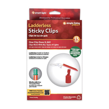 Emery Jensen LDDRLSS light clip 15-pack for accessories and holders, designed for secure attachment and organization.