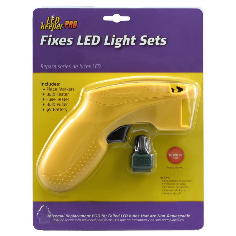 Emery Jensen LED light repair kit with accessories, holders, and test tools for efficient LED lighting repairs.