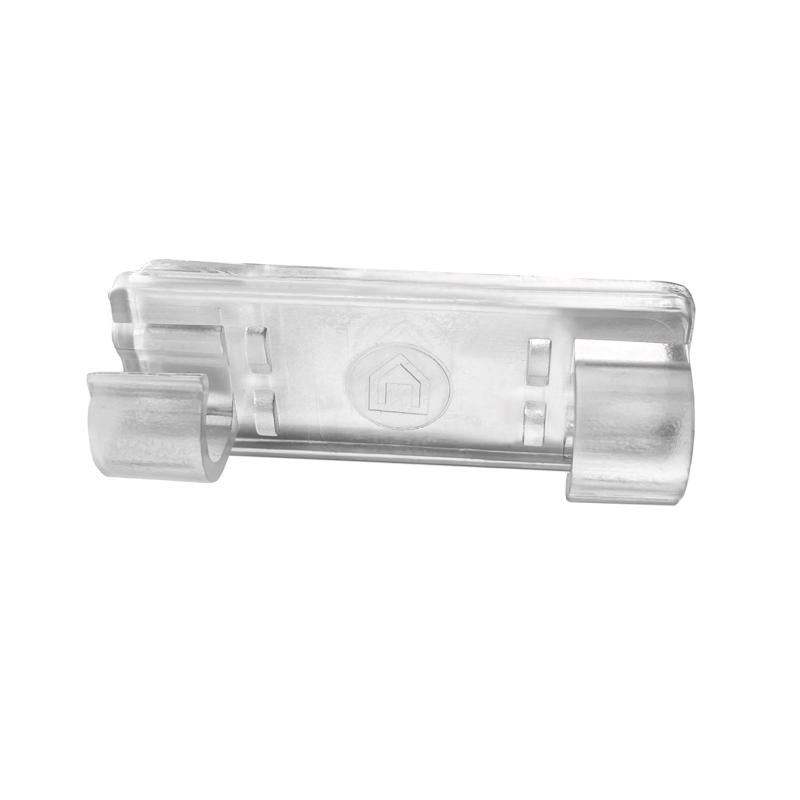 Emery Jensen sticky clip card holder set with 12 clear plastic holders for organizing test equipment or cards.