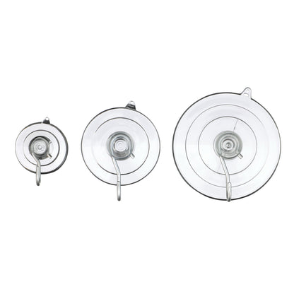 Set of 10 Emery Jensen suction cup hooks with hooks, ideal for bathroom or kitchen organization, versatile holder accessories.