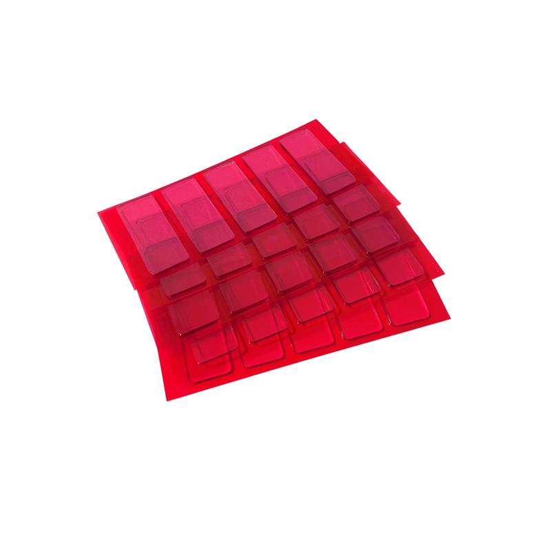 Emery Jensen replacement tape strips, 25-pack, for accessories and holders, designed for secure testing and mounting purposes.