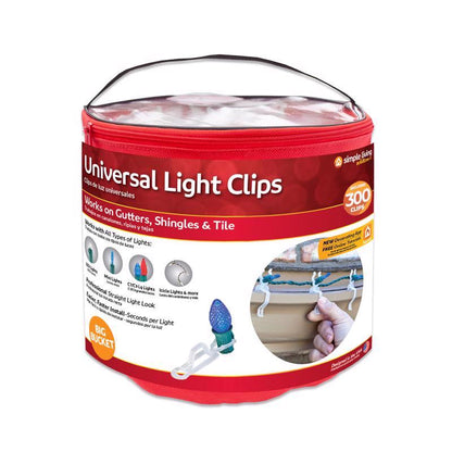 Emery Jensen universal light clip holder, 300-pack, versatile accessory for securing lighting equipment or cables.