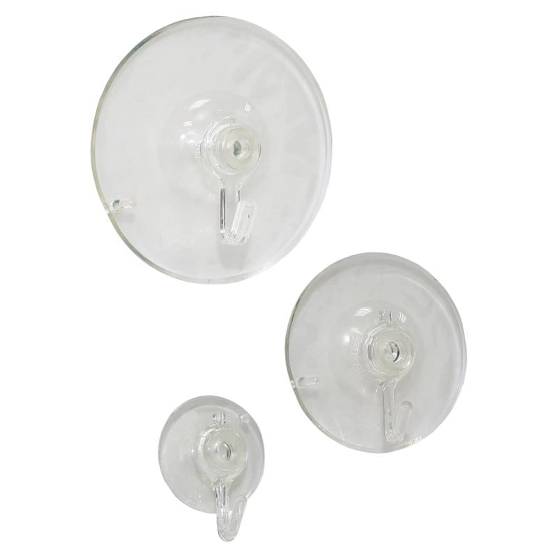 Set of 10 Emery Jensen suction cup holders and testees, versatile accessories for securing items with strong grip and stability.