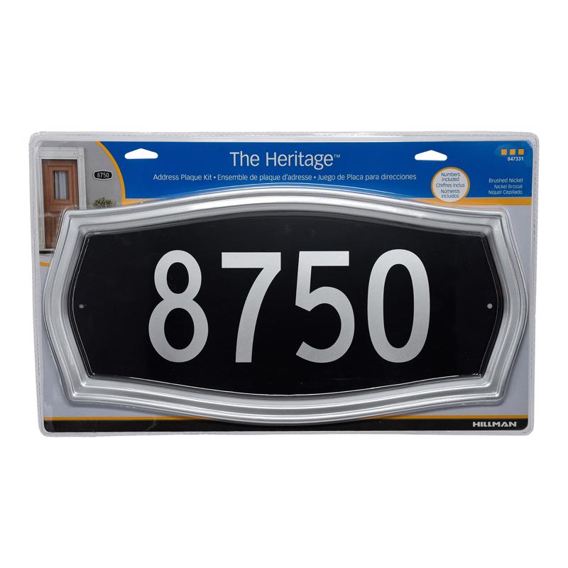 ADDRESS PLATE HERTGE - Pack of 3
