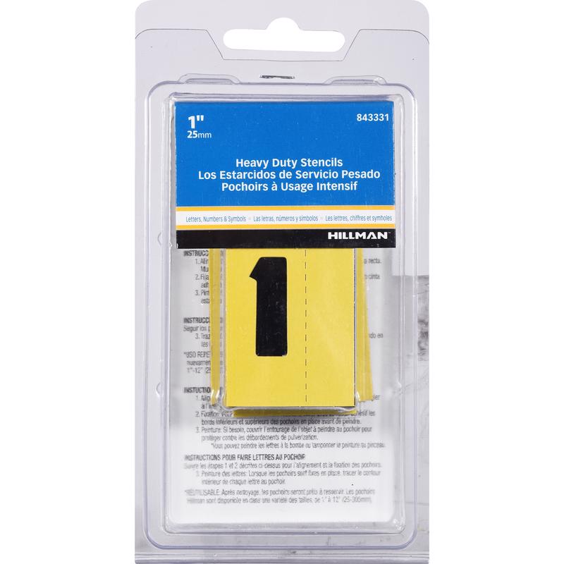 STENCIL SET HD 1" 47PK - Pack of 5