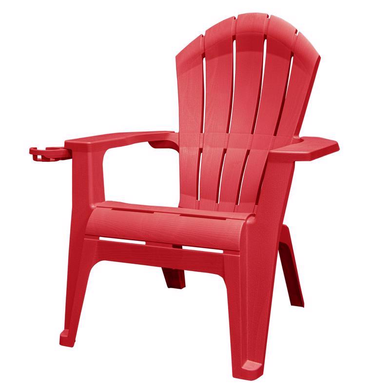 Emery Jensen Adirondack chair in weathered gray wood, outdoor seating with wide armrests and a sloped backrest.