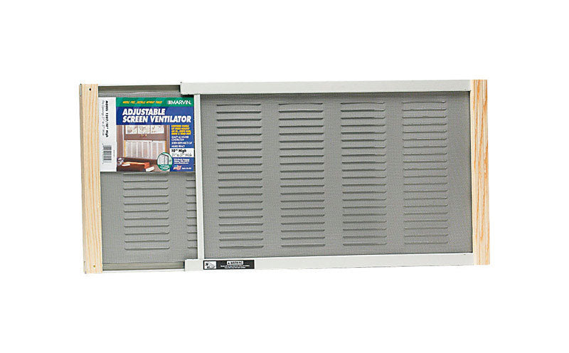 Set of 12 Emery Jensen adjustable window screens, 10x21-37 inches, for fitting various window sizes, shown in the image.