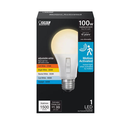 LED MOTN ACTVTD BLB 100W