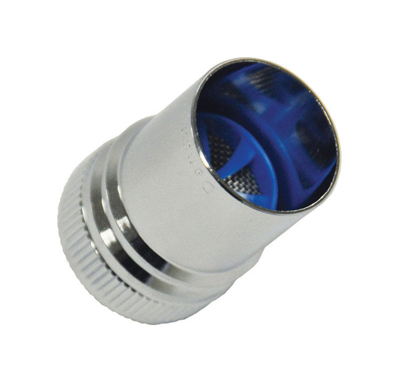 Emery Jensen LG DSHWSHR Adapter 55/64-inch F for aerators and plumbing fittings, shown with the product in focus.