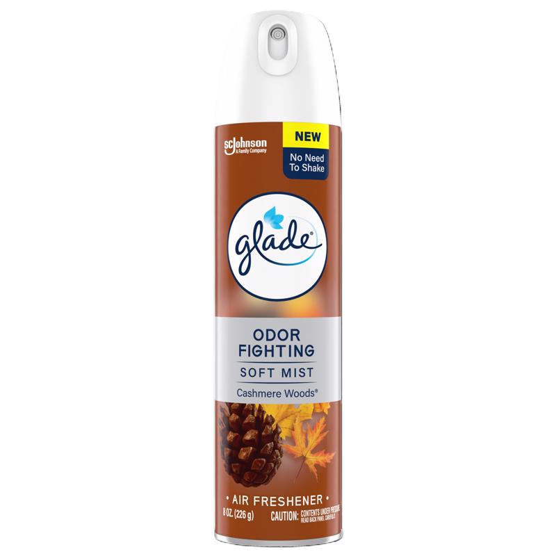 Emery Jensen aerosol air fresheners in a pack of six, fresh citrus scent, designed to eliminate odors and freshen indoor spaces.