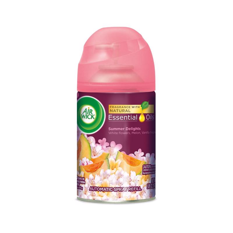 Emery Jensen LIFE SCENTS Summer aerosol air freshener can, 6.17 oz, with fresh, summery scent in a spray can.