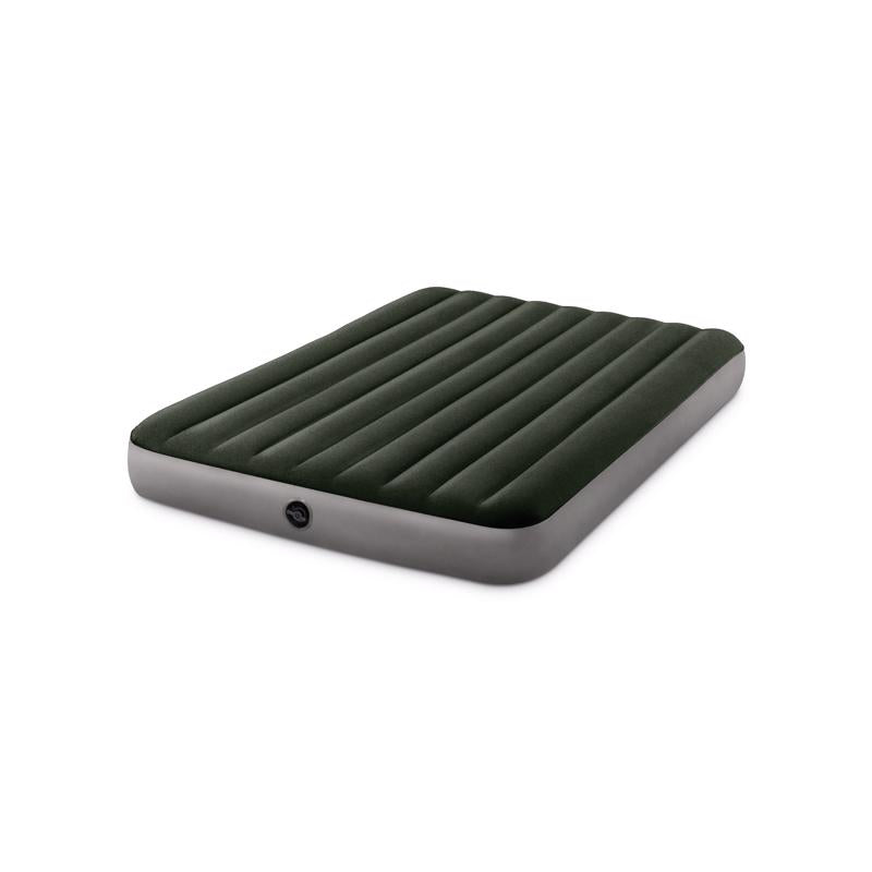 Emery Jensen Prestige Queen Airbed with sturdy design, inflated surface, and built-in pillow for comfortable sleeping.