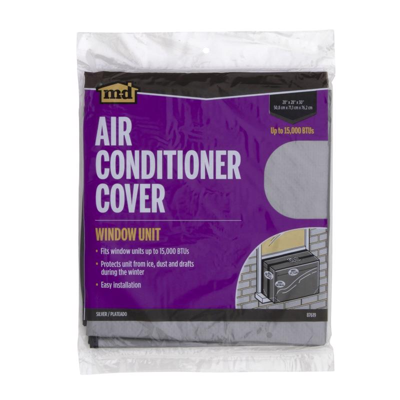 Emery Jensen air conditioner cover measuring 20x28x30 inches, protective outdoor cover for AC units.