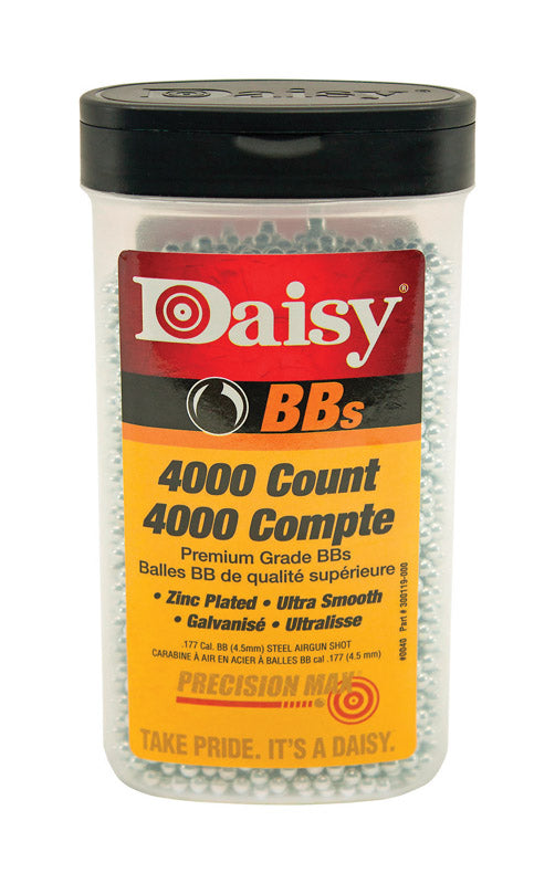 Emery Jensen BB 4000 count air gun accessories pack showing BB pellets for air rifles and air guns.
