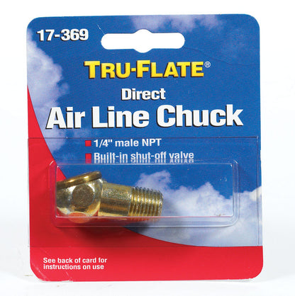 Emery Jensen air chuck male 1/4" NPT air hose and compressor accessory for secure connection.