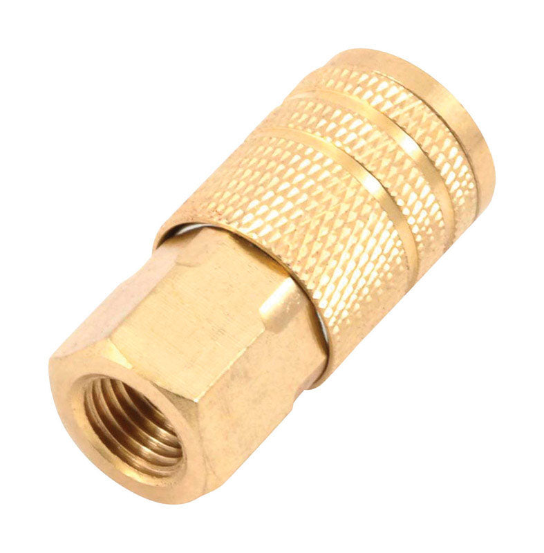 AIR CPLR 1/4"F x 1/4"I/M